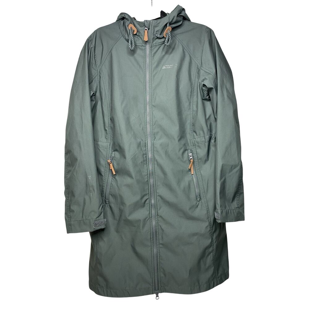 Mountain Warehouse Iona Women's 12 Longline Softshell Jacket Zip Windproof Gray